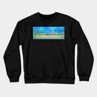 Beach Huts Crewneck Sweatshirt